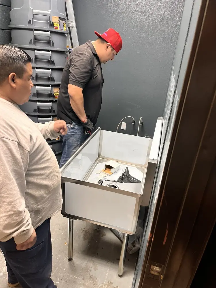Commercial plumbing and sink installation in Millbrae